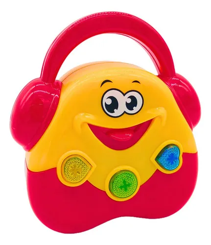 Producto Juguete Educativo Musical Para Bebes Radio Emoji Con Luces Imagen