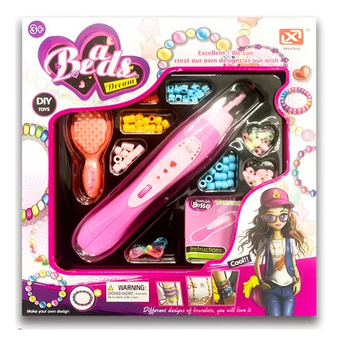 Producto Set Mostacillas Expreso Polar Para Pelo Con Aplicador 10 Piezas Imagen