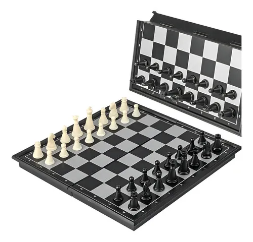 Producto Ajedrez Magnético Juego De Mesa Imantado Tablero Plegable Imagen