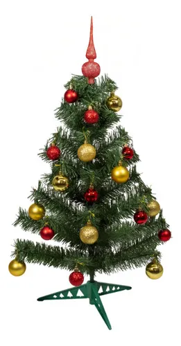 Producto Arbol De Navidad Decorado Arbolito 90cm Pino Carioca Imagen