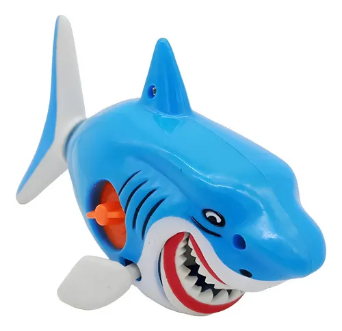 Producto Juguete Para El Baño Tiburón A Cuerda Para Bañadera Imagen