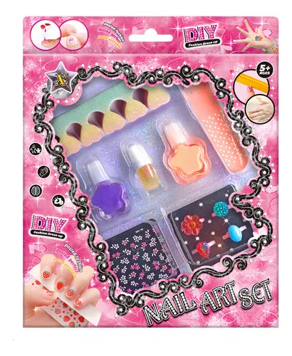 Producto Set Uñas Juego De Belleza Manicura Infantil Decoración Imagen