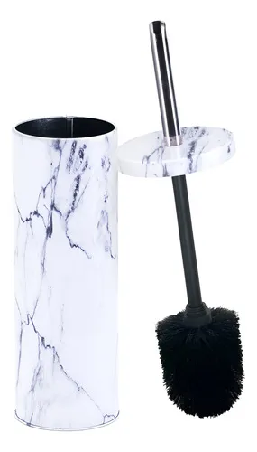 Producto Cepillo Escobilla De Baño Inodoro Limpieza Simil Marmol Imagen