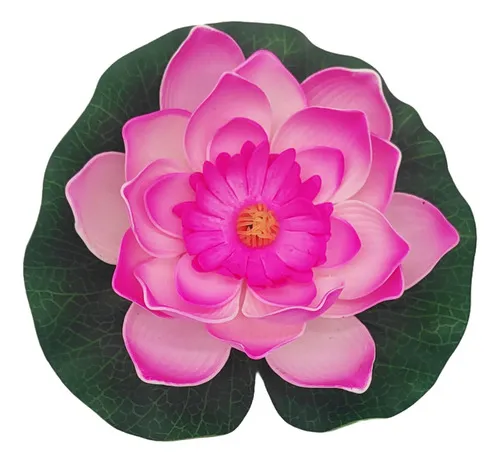 Producto Flor De Loto Flotante Flores Artificiales Decoracion X5 Imagen