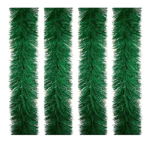 Producto Guirnalda Boa Navidad Muerdago 9 Cm 2 Mts Deco Navideña X5u Imagen