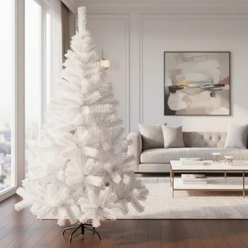 Producto Arbolito Navidad Blanco Tronador De Lujo 1.80mts Imagen