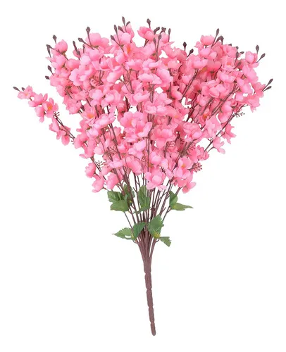 Producto Flores Artificiales Ramo Cerezos Hortensias Decoracion Imagen