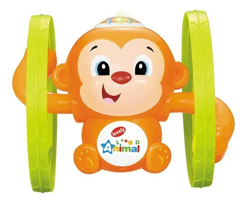 Producto Juguete Bebe Monito De Arrastre Musical Luz Y Movimiento Imagen