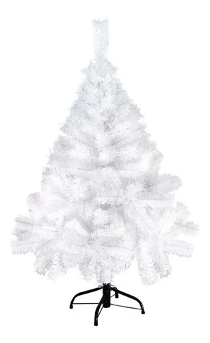 Producto Arbolito Navidad Blanco Tronador De Lujo 1.20m Decoracion Imagen