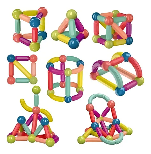 Producto Bloques Magnéticos Expreso Polar Para Armar 42 Piezas Circulares Niños 3+ Imagen
