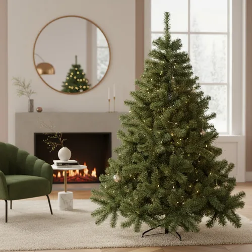 Producto Arbolito De Navidad Montañes Deluxe 1,50mts Base Metalica Imagen