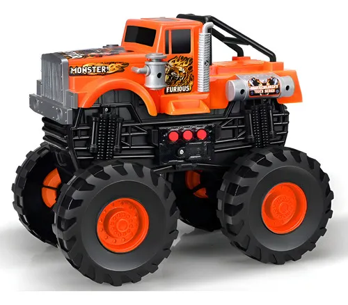 Producto Camion Gigante Monster Truck Camioneta Off Road Juguete Color Naranja Imagen