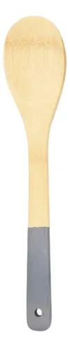 Producto Cuchara De Madera Bambu Cucharon 30cm Utensilios De Cocina Imagen