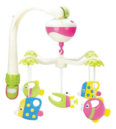 Producto Movil Cunero Musical Movil Bebe Para Cuna Y Practicuna Color Blanco Imagen