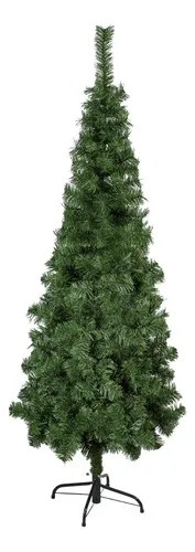Producto Árbol De Navidad Tronador Slim Verde 1.80mts Base Metal Imagen