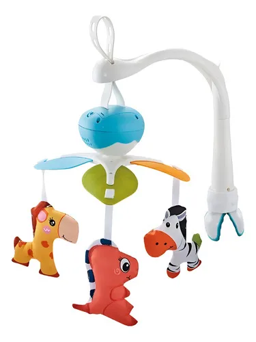 Producto Movil Cunero Cuna Musical Giratorio Cochecito Bebe Animales Imagen