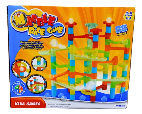 Producto Laberinto Bolitas Expreso Polar 88 Piezas Didáctico Plástico Niños 2-8 Años Rojo Imagen