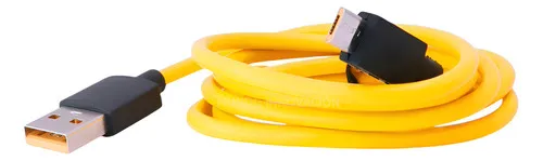 Producto Cable Usb Tipo C 6a Carga Rápida Color Amarillo 1 Metro Imagen