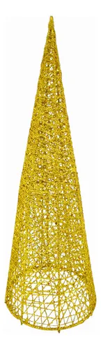 Producto Pino Alambre Cono Navideño Decoración Adorno Navidad 40cm Imagen