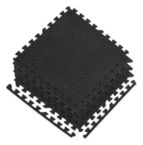 Producto Piso Goma Eva Gym Pack X4 Encastrable 10mm Con Bordes Imagen