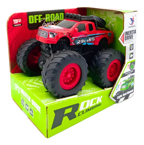 Producto Vehículo Off Road Monster Giro 360 A Fricción Para Niños Imagen