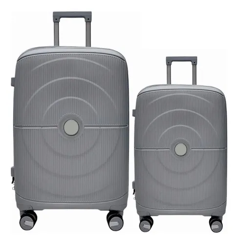Producto Set X2 Valija Rigida Expandible Grande + Carry On Importada Imagen