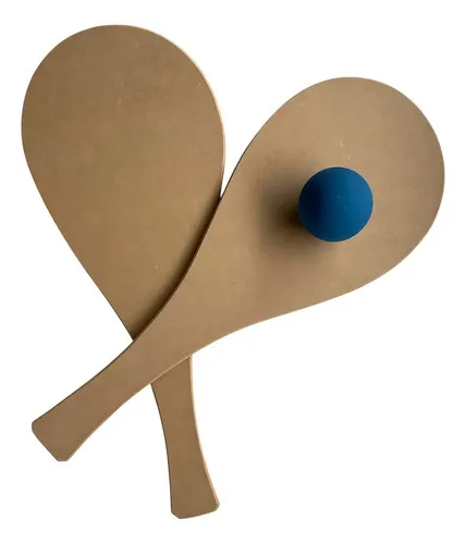 Producto Pelota Paleta Playa Juego Tenis Padel Playera De Madera Imagen