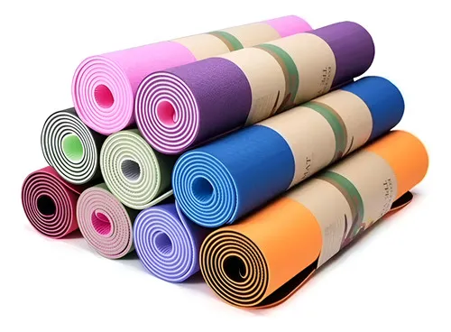 Producto Yoga Mat 6mm Colchoneta Pilates Fitness Tpe Gimnasia Imagen