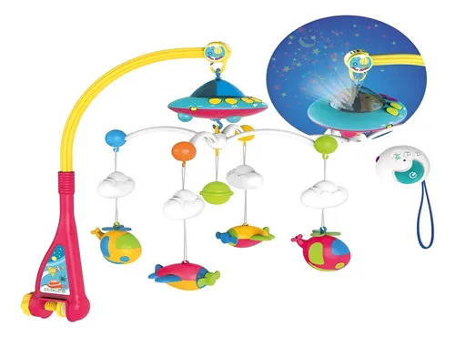 Producto Cunero Musical Movil Bebe Con 100 Melodías Y Proyecciones Imagen