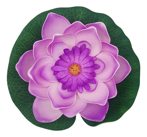 Producto Flor De Loto Flotante Flores Artificiales Decoracion X10 Imagen