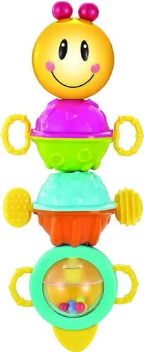 Producto Sonajero Expreso Polar Oruga Movil Musical Luz Sonido Bebé Didáctico Amarillo Imagen