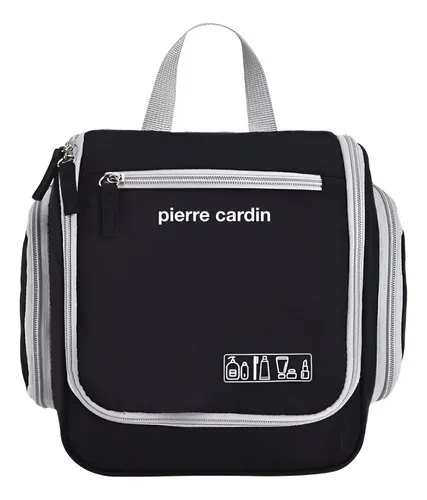 Producto Neceser Cartuchera Porta Cosméticos Organizador Viaje Bolso Color Negro Imagen