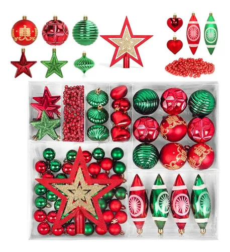 Producto Navidad Adornos X73 Bolas Estrellas Figuras Collar Puntal Imagen