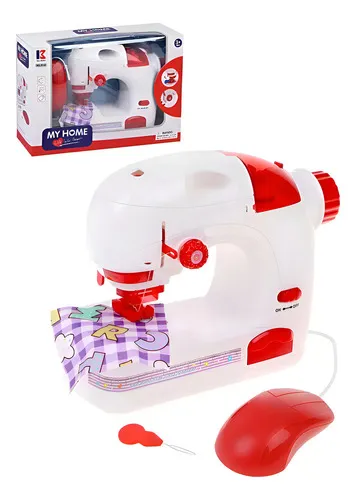Producto Maquina De Coser Juguete Infantil A Pilas Con Luz Y Sonido Color Blanco Imagen