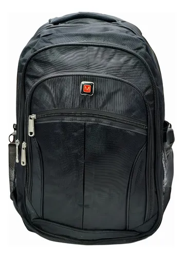 Producto Mochila Urbana Porta Notebook Impermeable Reforzada Negro Imagen