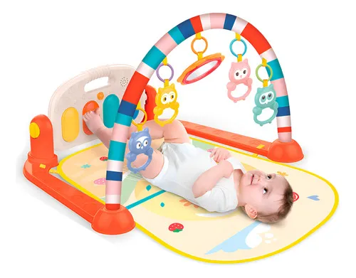 Producto Gimnasio Piano Musical Huanger Bebé 0-1 Años Luces Sonidos Sonajeros Imagen