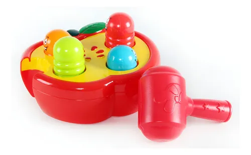 Producto Banco De Descarga Juego De Encastre Didactico Bebe Color Rojo Imagen