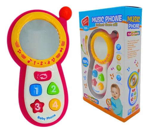 Producto Teléfono Celular Didáctico Bebe Expreso Polar Luz Y Sonido Imagen