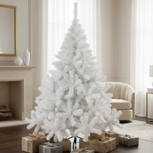 Producto Arbol De Navidad Blanco Montañes Deluxe 1,80mts Decoración Imagen