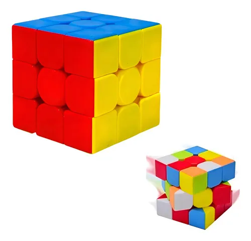 Producto Cubo Magico Rompecabezas Profesional 3x3x3 Velocidad Rubik Estructura Amarillo Imagen