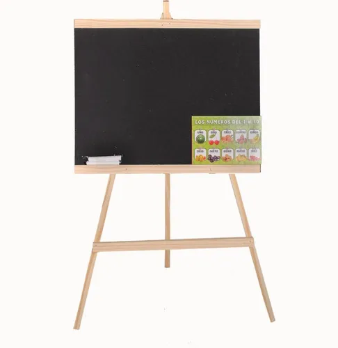 Producto Pizarra Infantil Atril Para Niños Pizarron Mini 50cm + Tizas Imagen