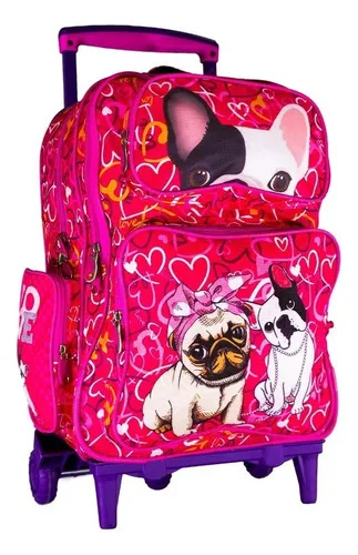 Producto Mochila Escolar Carrito Reforzada Manija Telescopica Carro Imagen