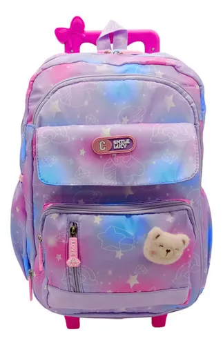 Producto Mochila Carrito 17'' Escolar Carro Con Ruedas Infantil Imagen